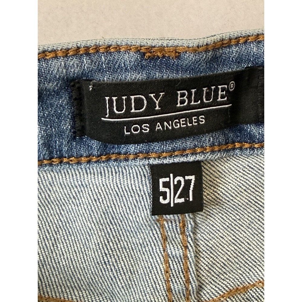 Judy Blue Jeans Womens Size 5/27 Skinny Stretch High Rise Light Wash Denim - Picture 7 of 13